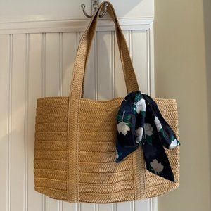 Draper James Everyday Straw Bag NWT